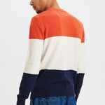Jersey Sune Lamswool Block - ECRU
