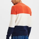 Jersey Sune Lamswool Block - ECRU