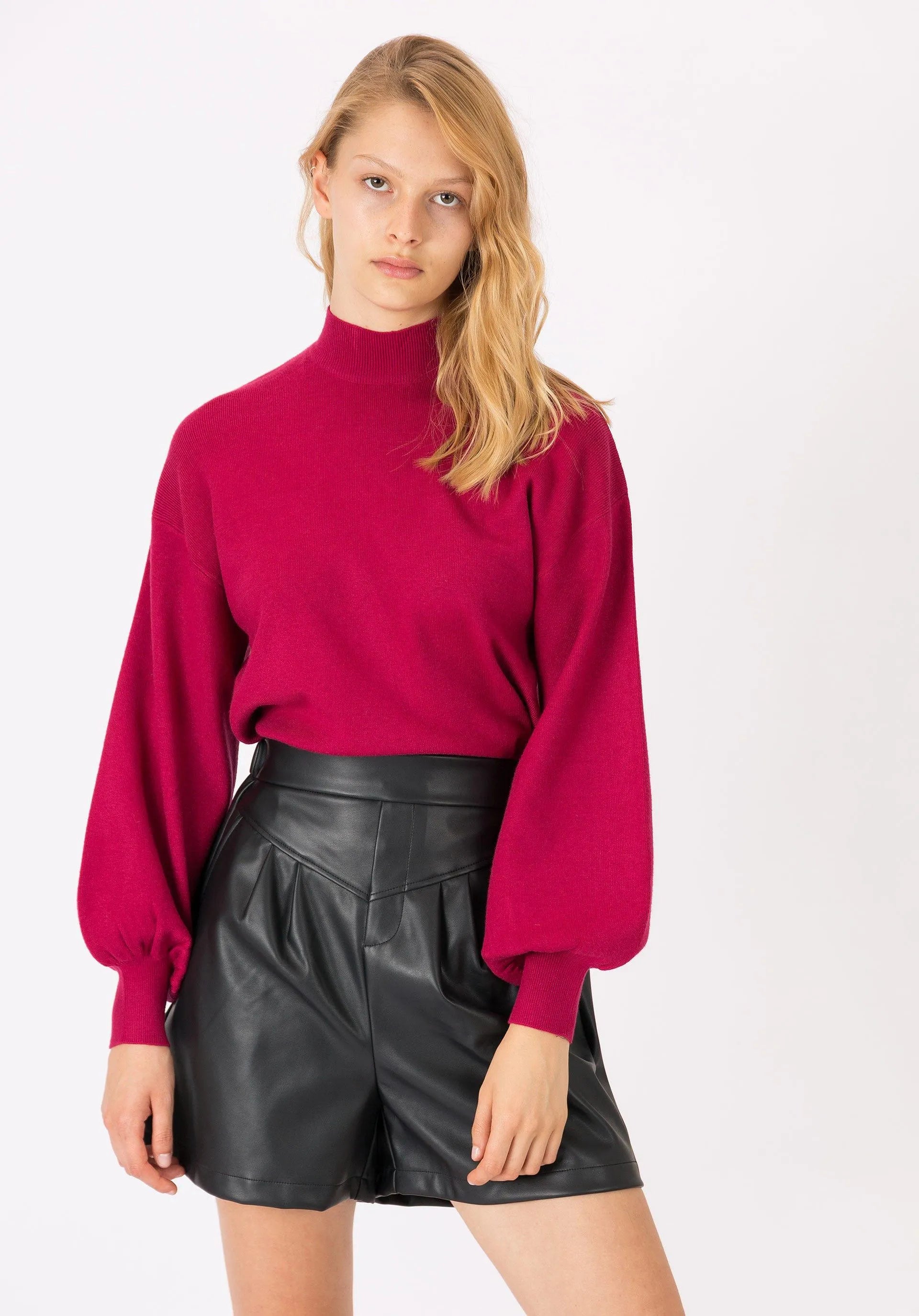 Jersey Viana 1 Rojo Tango - ECRU