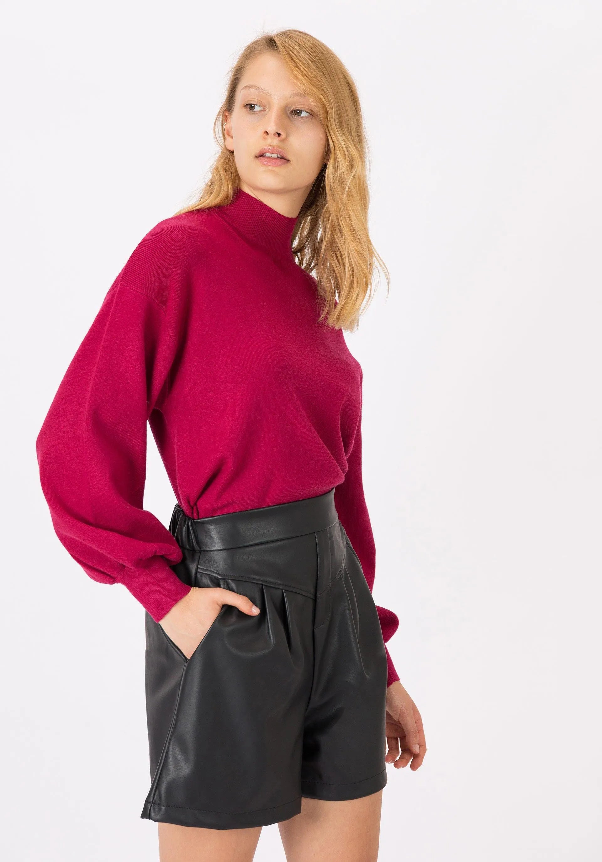 Jersey Viana 1 Rojo Tango - ECRU