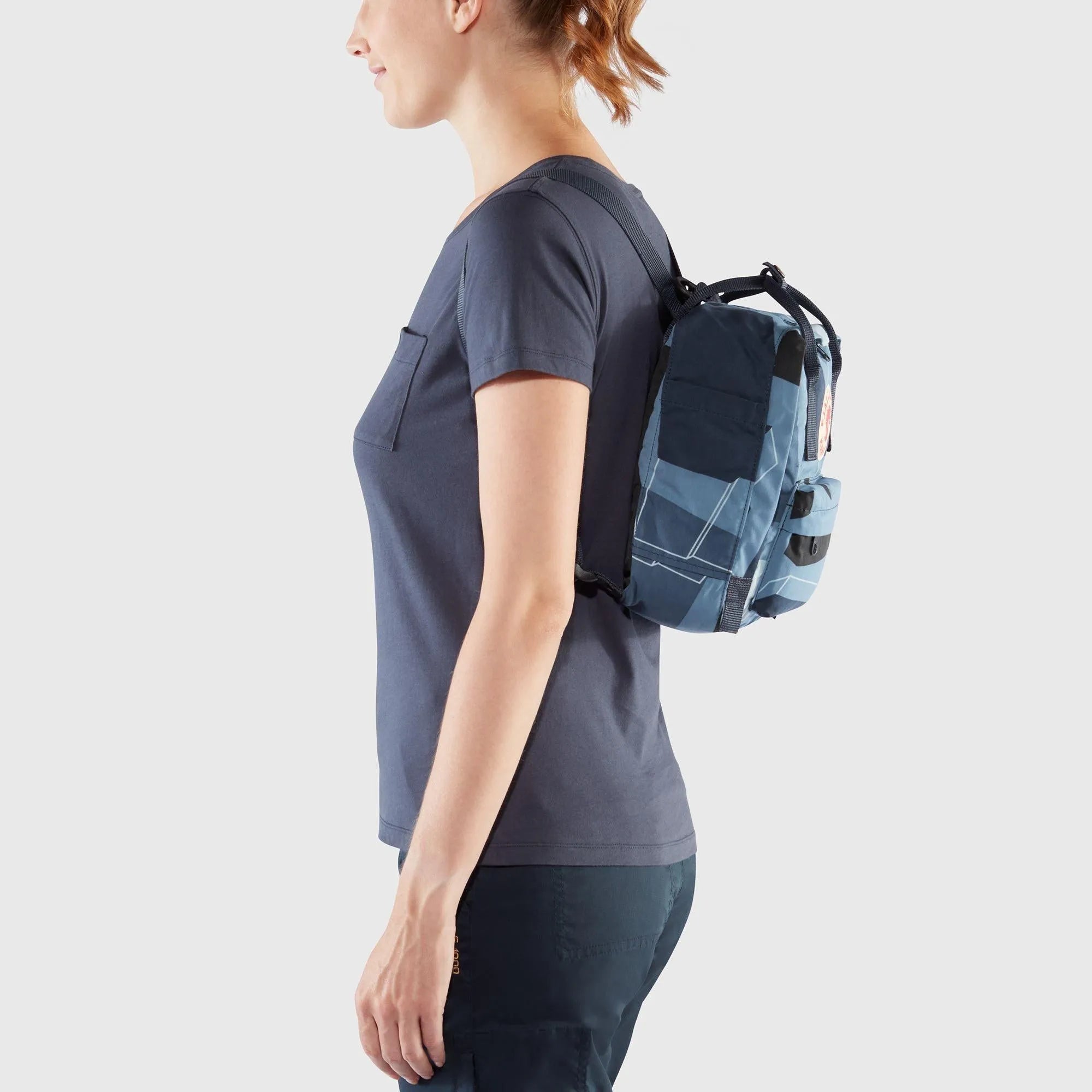 Kanken Art Mini Ocean Deep - ECRU