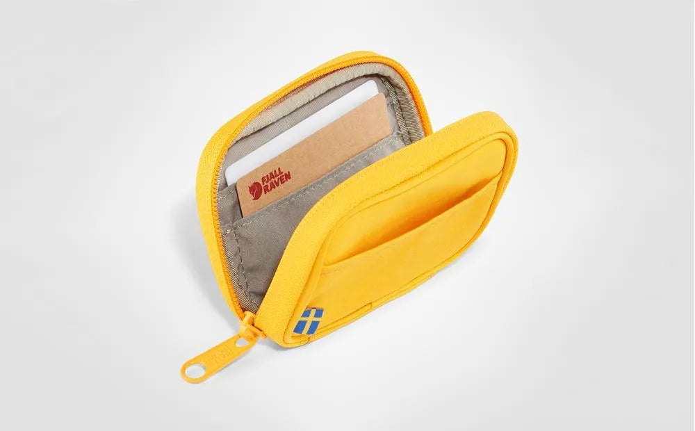 Kanken Card Wallet Navy - ECRU