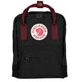 Kanken Mini Negra y rojo - ECRU