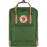 Kånken Rainbow Spruce Green Rainbow Pattern - ECRU