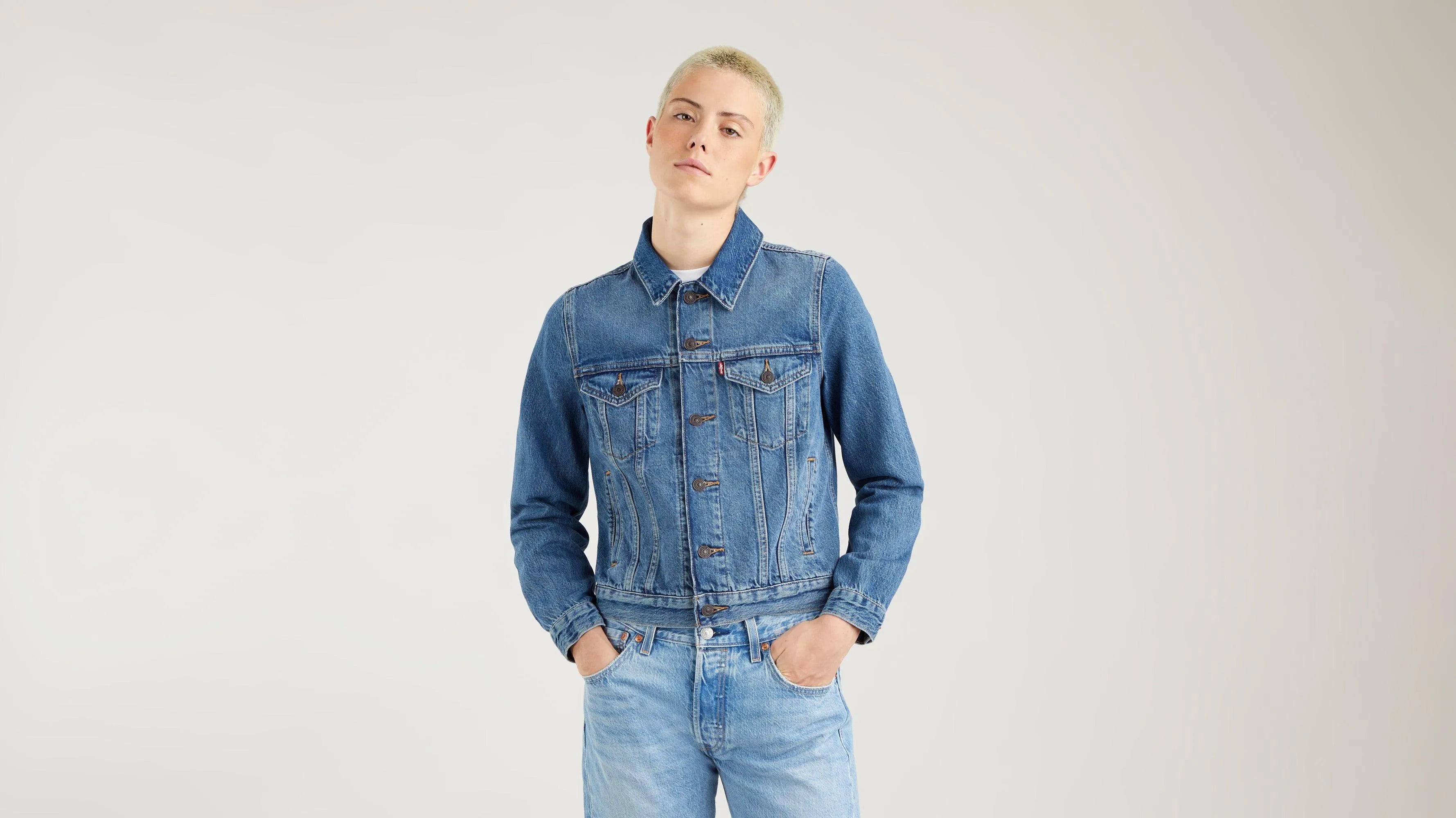 La Chaqueta Trucker Original - ECRU