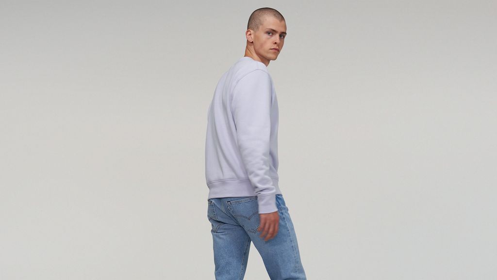 LEVI'S® MADE & CRAFTED RELAXED CREWNECK - ECRU