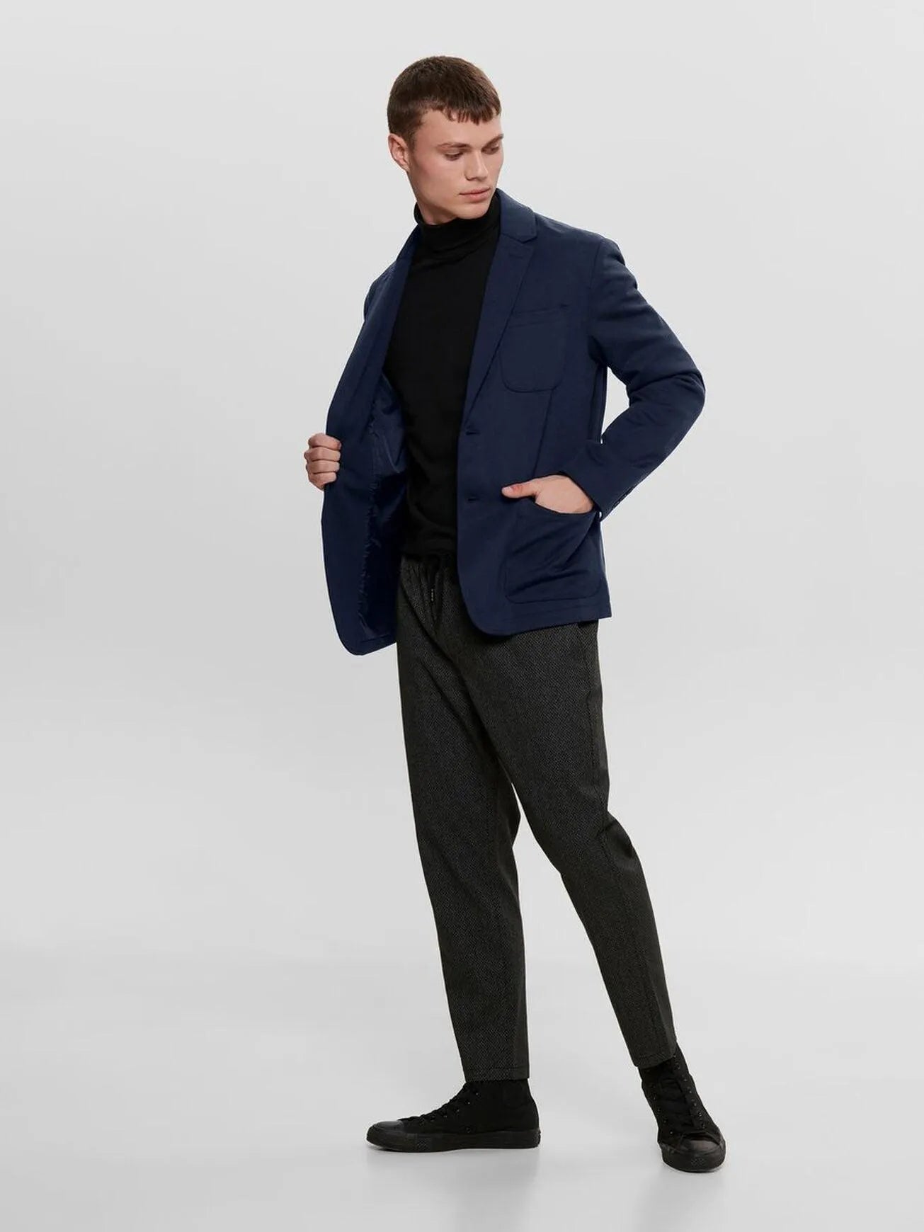 Mark Blazer Azul - ECRU