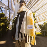 Maxi Bufanda Coffee Lover - ECRU