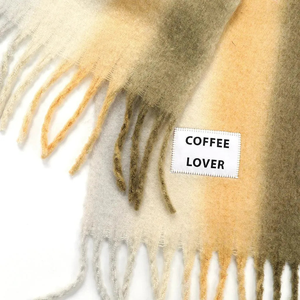 Maxi Bufanda Coffee Lover - ECRU