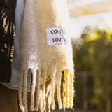 Maxi Bufanda Coffee Lover - ECRU