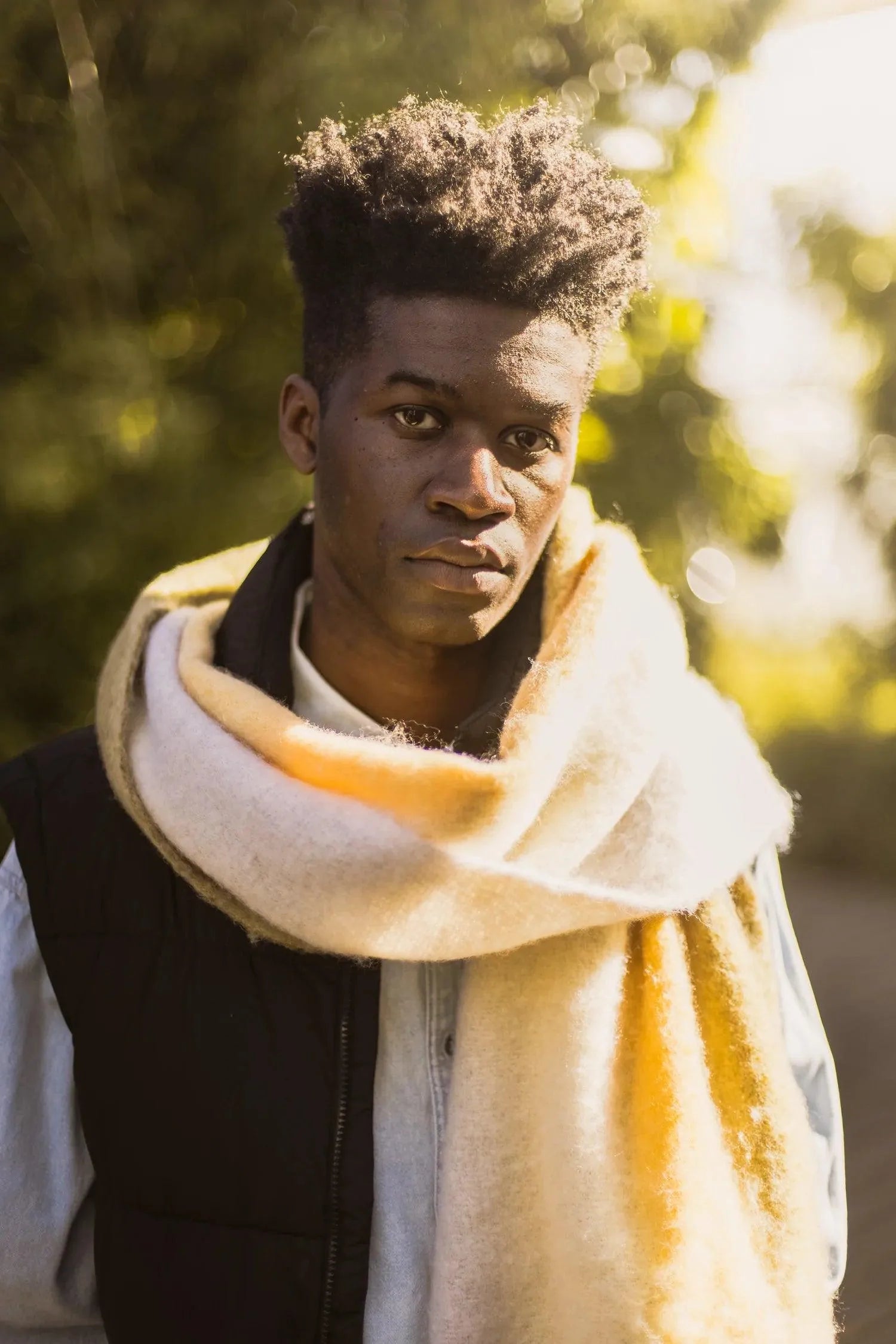 Maxi Bufanda Coffee Lover - ECRU