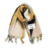 Maxi Bufanda Don't Stop - ECRU