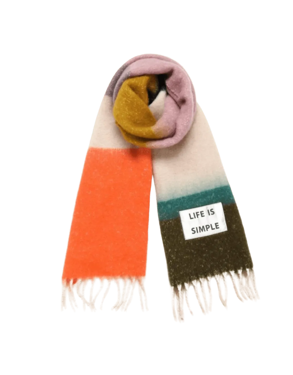 Maxi Bufanda Life Is Simple - ECRU