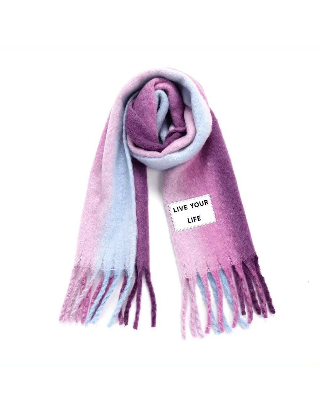 Maxi Bufanda Live Your Life - ECRU
