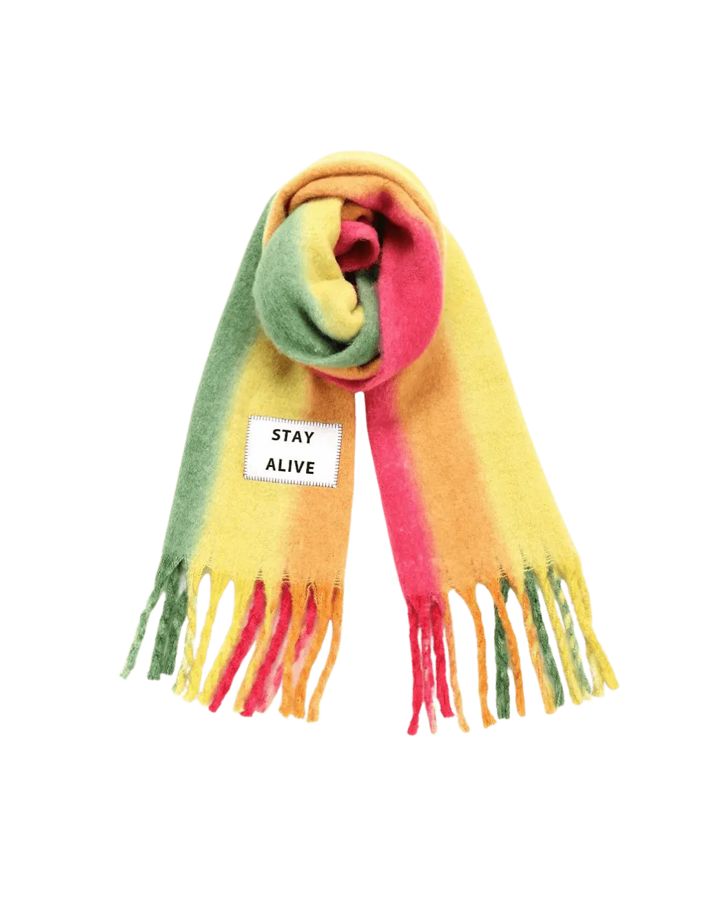 Maxi Bufanda Stay Alive - ECRU