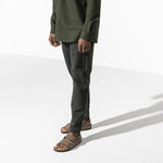 Milano Birko-Flor Nubuck Mocha - ECRU