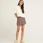 Mini Falda Pantalón - ECRU