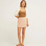 Mini Falda Pantalón - ECRU