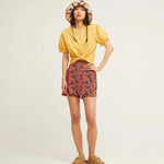 Mini Falda Pantalón - ECRU