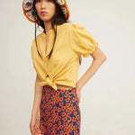 Mini Falda Pantalón - ECRU