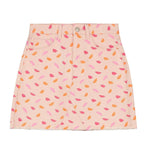 Minifalda algodón labios - ECRU