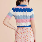 Minifalda algodón labios - ECRU