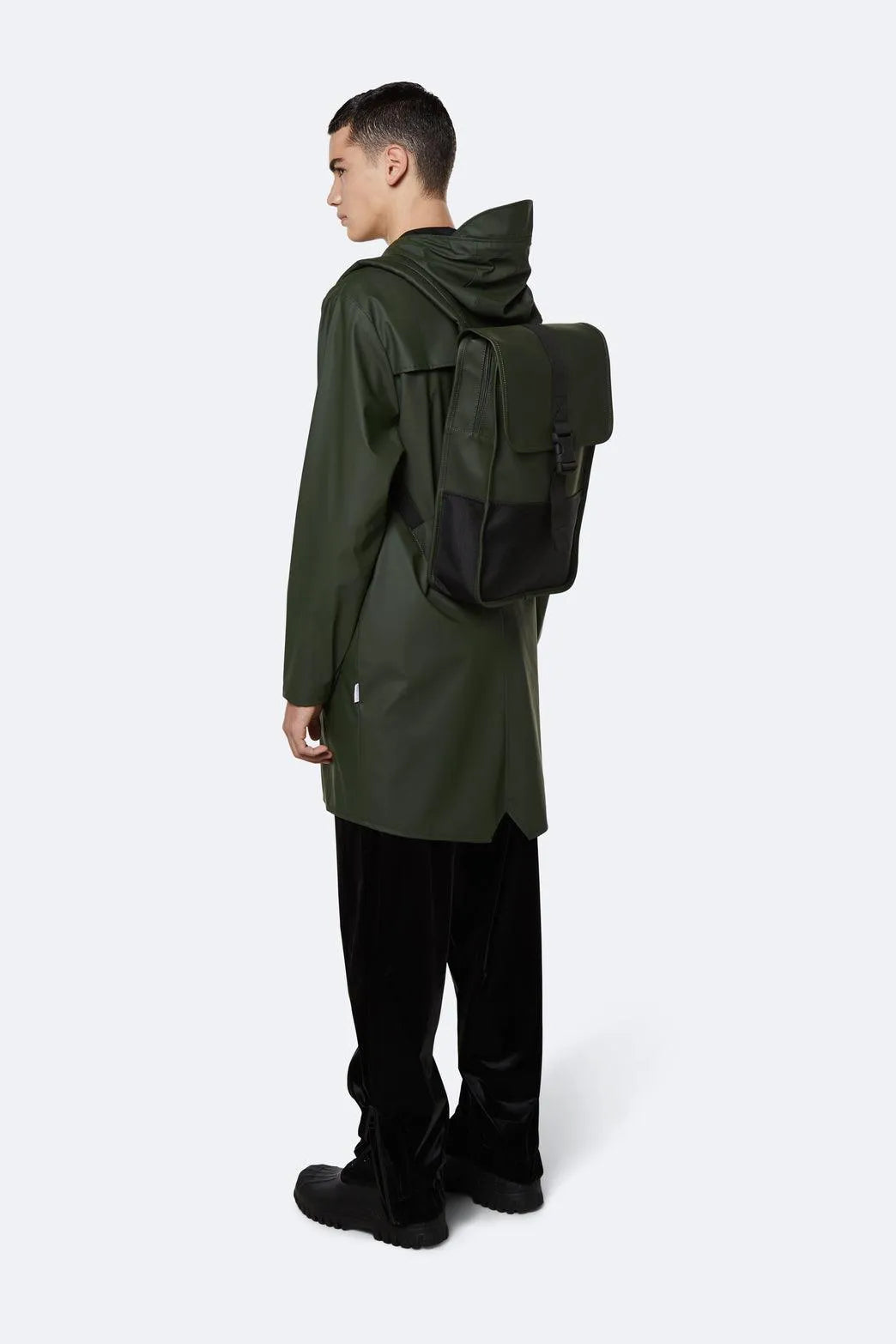 Mochila Buckle Backpack Mini Verde - ECRU