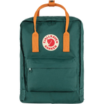 Mochila Fjällräven Kanken Original Arctic Green Spicy Orange - ECRU