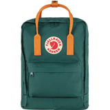 Mochila Fjällräven Kanken Original Arctic Green Spicy Orange - ECRU