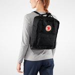 Mochila Fjallraven Kanken Original Negra - ECRU