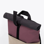 Mochila Hajo Mini Lotus Eggplant Nude - ECRU