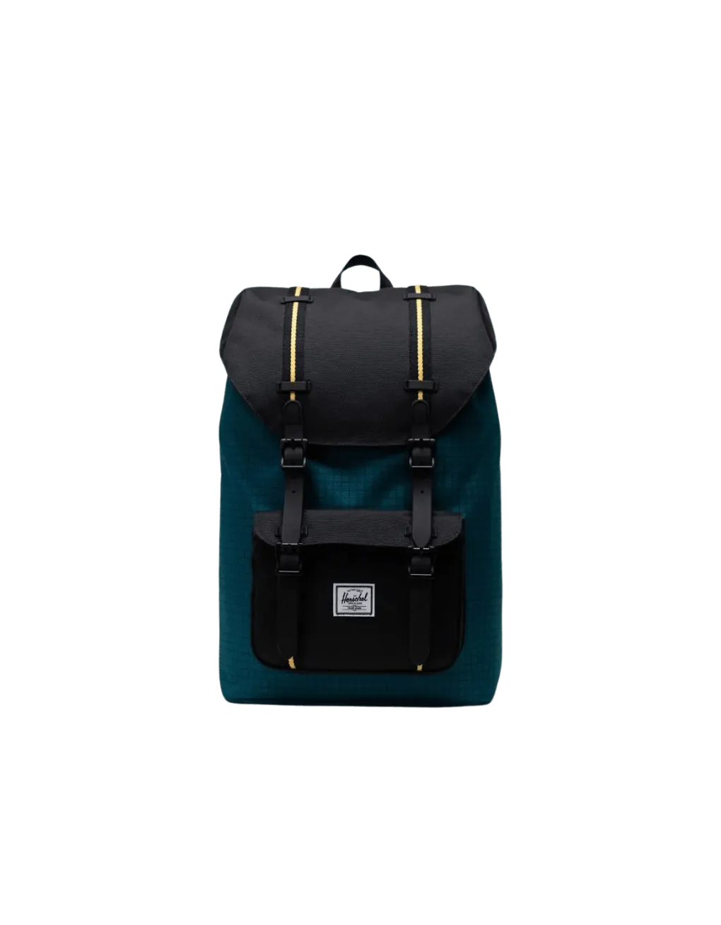 Mochila Herschel Little America Mid Volume Harbour Blue Grid Black Amber - ECRU