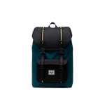 Mochila Herschel Little America Mid Volume Harbour Blue Grid Black Amber - ECRU