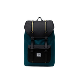 Mochila Herschel Little America Mid Volume Harbour Blue Grid Black Amber - ECRU