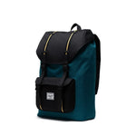 Mochila Herschel Little America Mid Volume Harbour Blue Grid Black Amber - ECRU