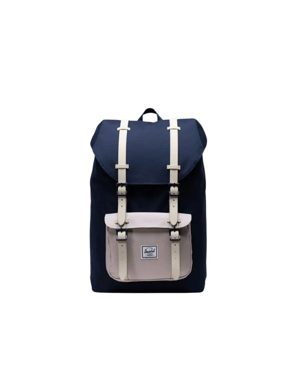 Mochila Herschel Little America Mid Volume Peacoat Pelican - ECRU