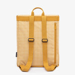 Mochila Lefrik Handy Mini Vichy Mustard - ECRU