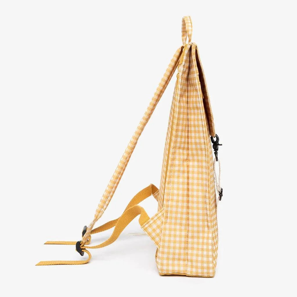 Mochila Lefrik Handy Vichy Mustard - ECRU
