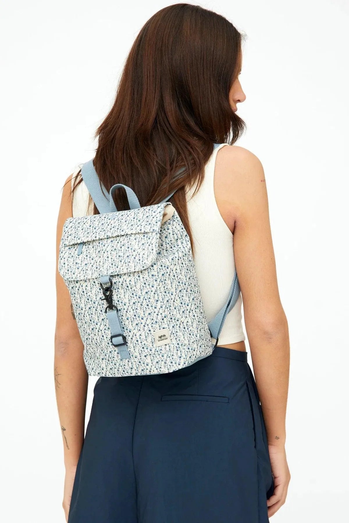 Mochila Lefrik Scout Mini Printed - ECRU