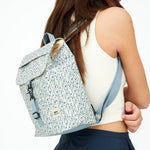 Mochila Lefrik Scout Mini Printed - ECRU