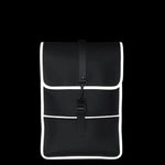 Mochila Mini Rains Black Reflective - ECRU