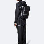 Mochila Mini Rains Black Reflective - ECRU