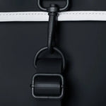 Mochila Mini Rains Black Reflective - ECRU