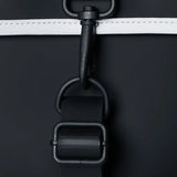 Mochila Mini Rains Black Reflective - ECRU