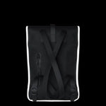 Mochila Mini Rains Black Reflective - ECRU