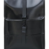 Mochila Mini Rains Negro Brillante - ECRU