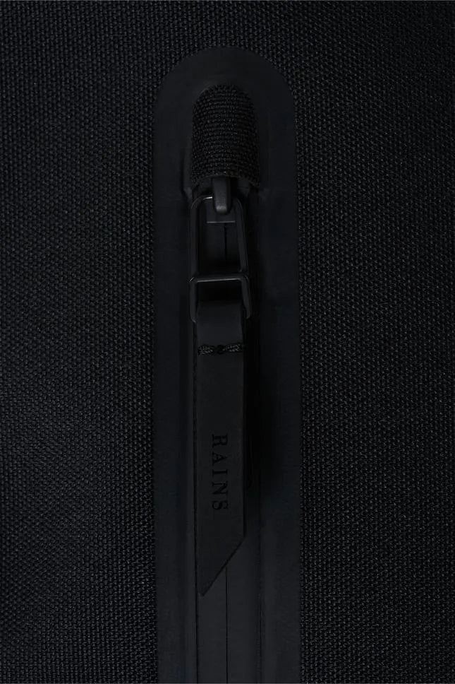 Mochila Mini Rains Negro Brillante - ECRU