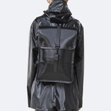 Mochila Mini Rains Negro Brillante - ECRU