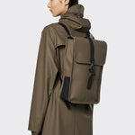 Mochila Mini Rains Wood - ECRU