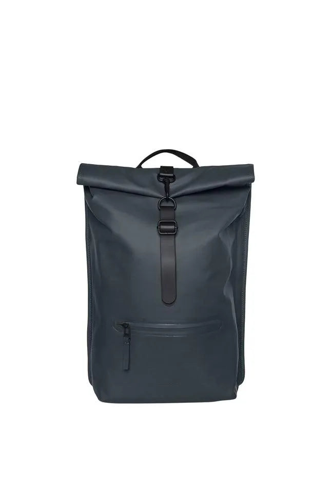 Mochila Rains Rolltop Rucksack Slate - ECRU